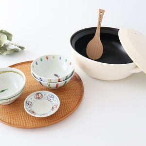 Induction Safe Donabe White | Japanese Clay Pot Banko Ware