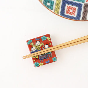 Seikogama Colored Chopstick Rest Karako | Hashioki Kutani Ware