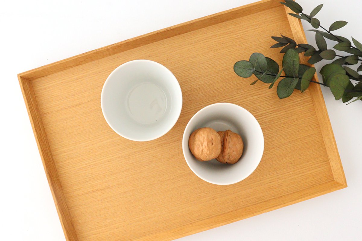 Jushu cup, wooden rice, porcelain, Seikogama Kutani ware