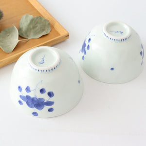 Large rice bowl, porcelain, peonies, Arita ware