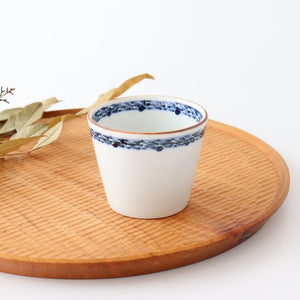 Soba Choko Blue-lined Pattern | Free Cup Arita Ware