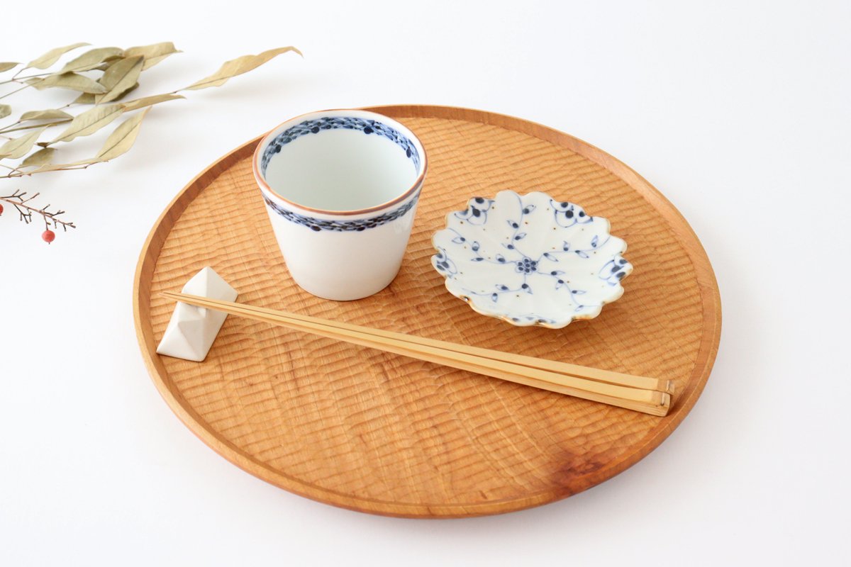 Soba Choko Blue-lined Pattern | Free Cup Arita Ware