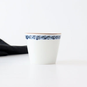 Soba Choko Blue-lined Pattern | Free Cup Arita Ware