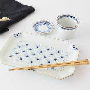 Soba Choko Blue-lined Pattern | Free Cup Arita Ware