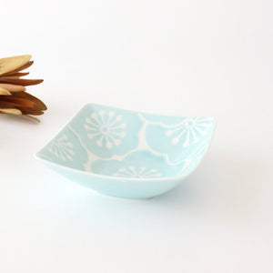 Square Bowl Plum Blue | Kobachi Hasami Ware