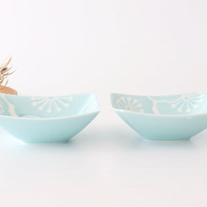 Square Bowl Plum Blue | Kobachi Hasami Ware