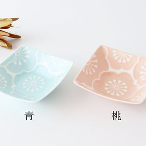 Square Bowl Plum Blue | Kobachi Hasami Ware