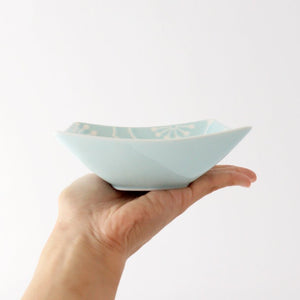 Square Bowl Plum Blue | Kobachi Hasami Ware