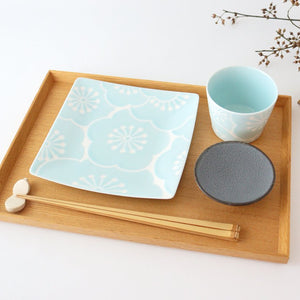 Inoko Plum Blue Porcelain Hafuri Hasami Ware