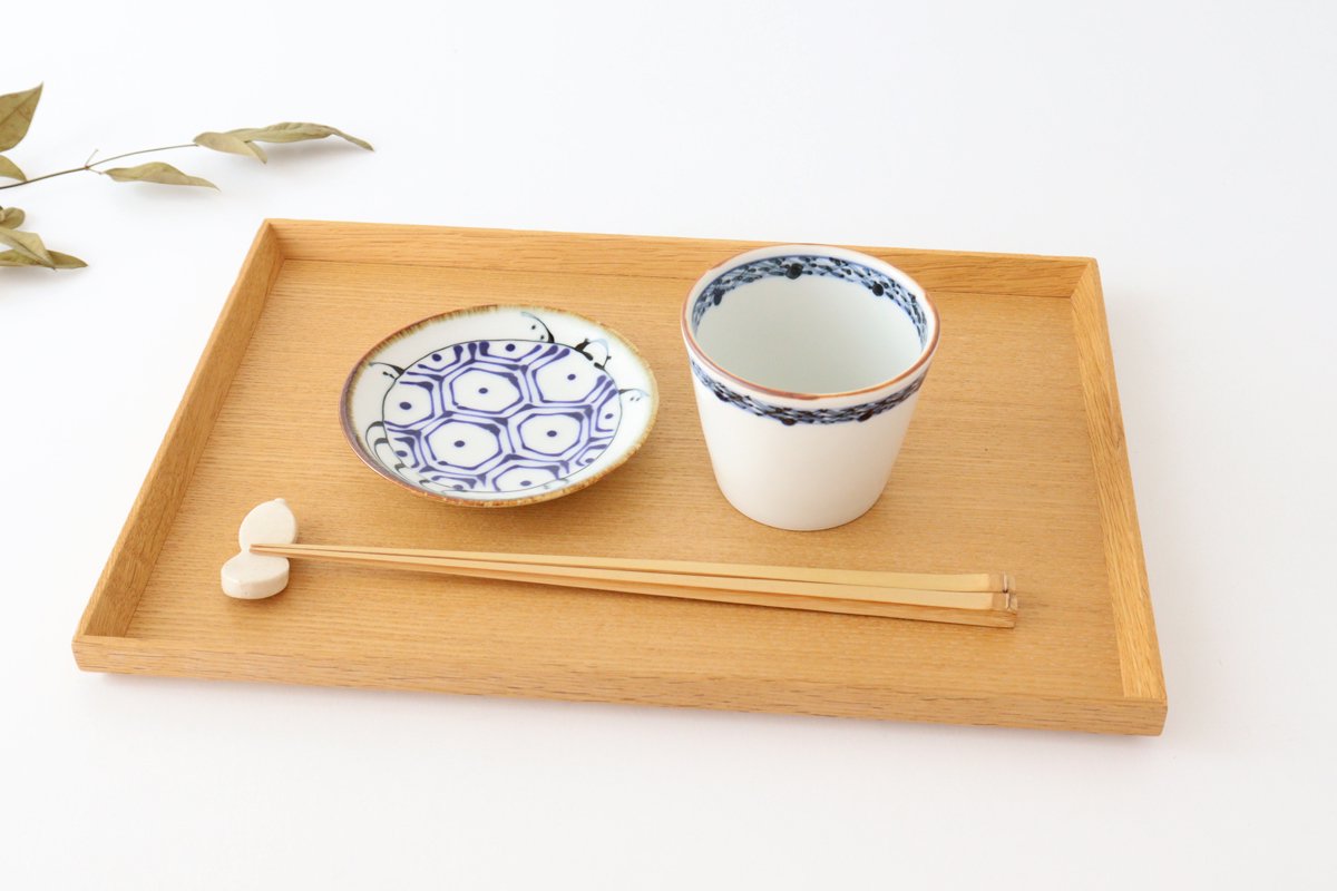 Small plate turtle pottery kotohogi Hasami ware