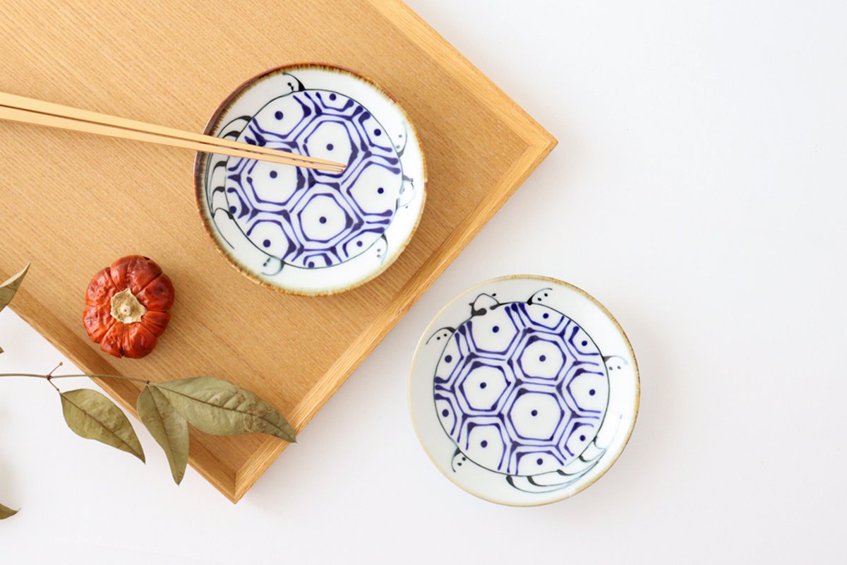 kotohogi Sauce Plate Turtle | Hasami Ware