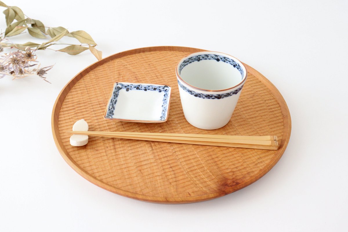 Corner bean plate, Fuchiji pattern, porcelain, Arita ware