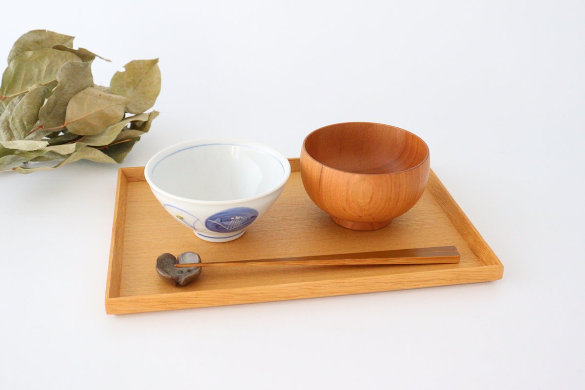 Bowl, dyed camellia, porcelain, Kurochin kiln, Mino ware