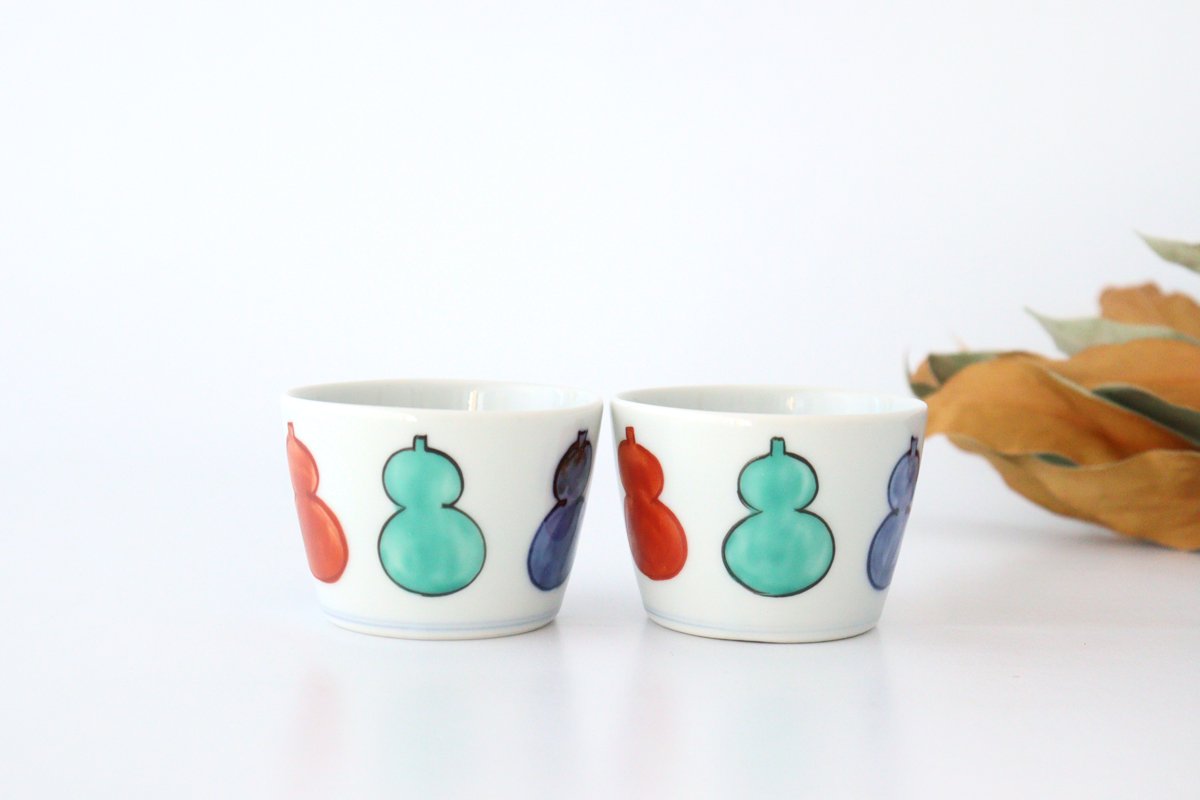 Zoho Kiln Soba Choko Six Gourds | Free Cup Mino Ware