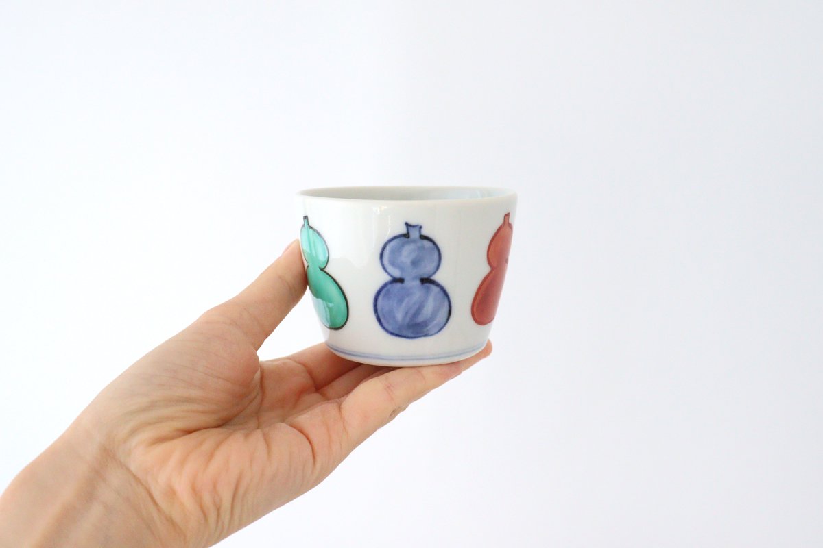 Zoho Kiln Soba Choko Six Gourds | Free Cup Mino Ware