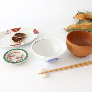 Condiment plate, red painting, pottery, Kurochin kiln, Mino ware