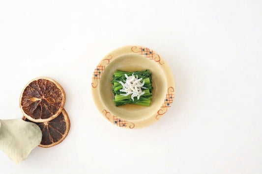 Zoho Kiln Sauce Plate Kiseto | Mino Ware