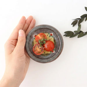 Zoho Kiln Sauce Plate Red Bird | Mino Ware