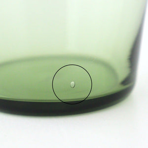 Fifties Tumbler Forest Green Glass Sghr Sugahara
