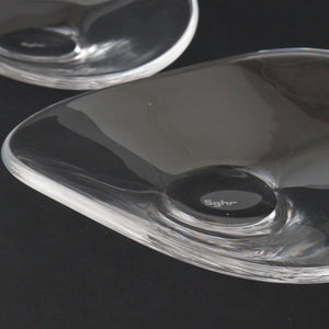 Tutti Plate S Clear Glass Sghr Sugahara
