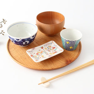 Seikou Kiln Soba Choko Blue Wave | Free Cup Kutani Ware