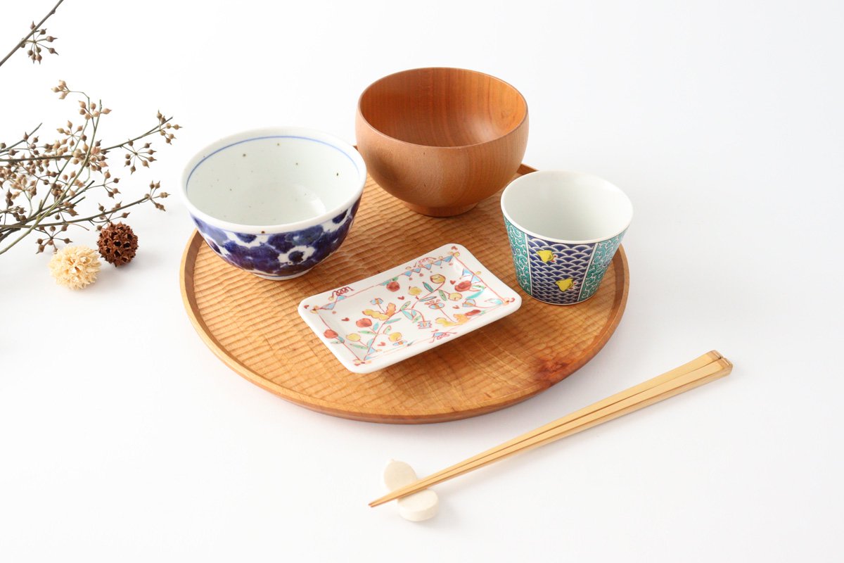 Seikou Kiln Soba Choko Blue Wave | Free Cup Kutani Ware