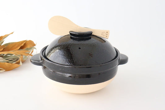 Kamado-san Three-go Cooking Heat-resistant Ceramic Haseen Igayaki