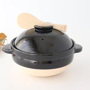 Nagatanien Kamado-san Donabe 5cups | Japanese Clay Pot Iga Ware