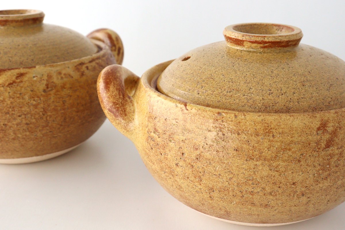 Nagatanien Miso Soup Pot Large | Donabe Iga Ware