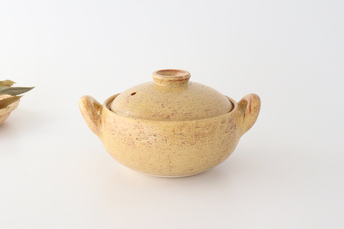 Miso soup pot, small heat-resistant pottery, Hasenen Iga ware