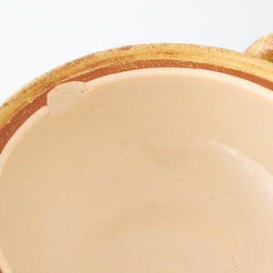 Miso soup pot, small heat-resistant pottery, Hasenen Iga ware