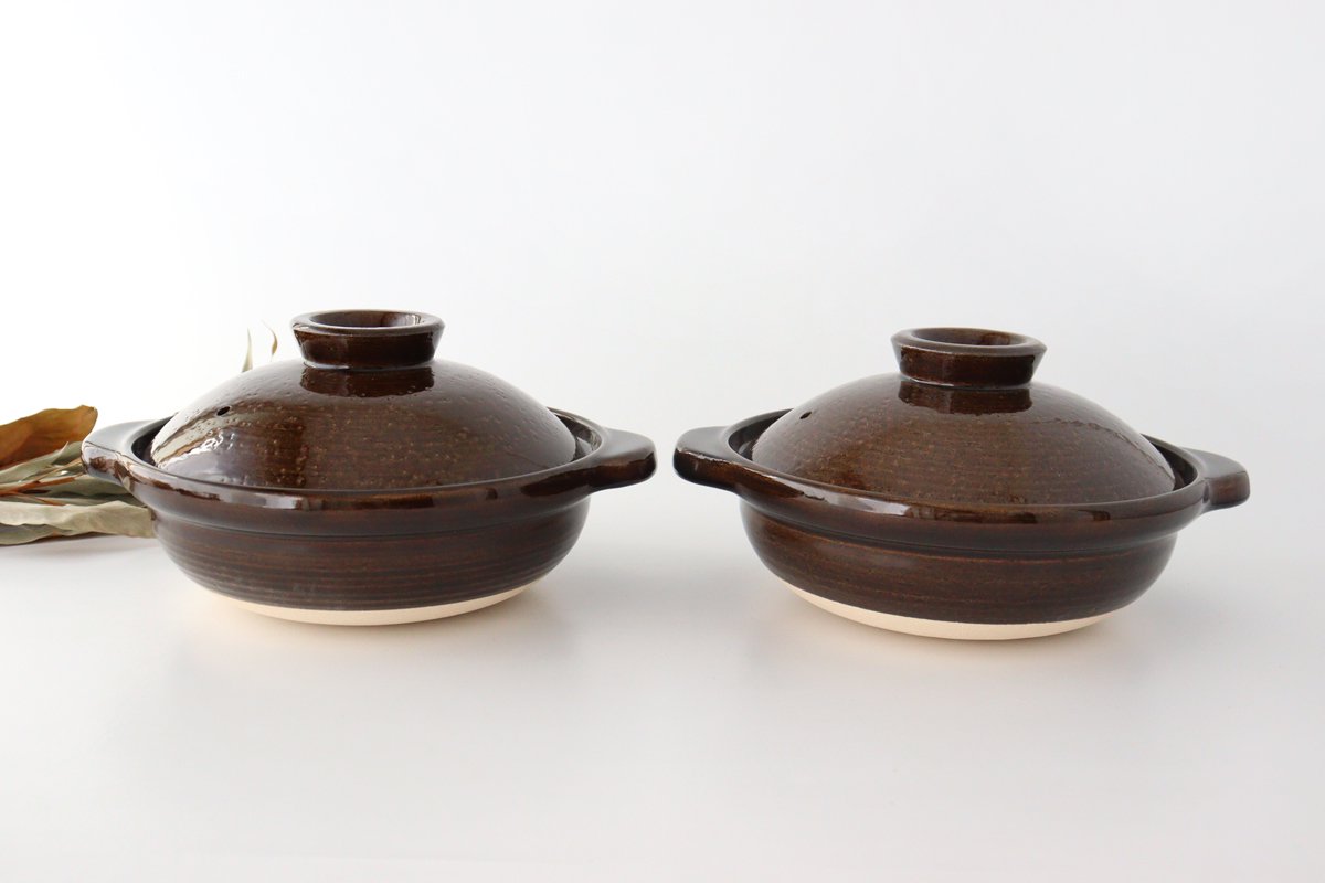 Iga earthenware pot, American glaze, medium heat-resistant pottery, Haseen Iga ware
