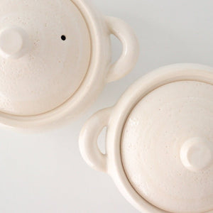 Iga clay pot Shiromaru heat-resistant pottery Hasenen Iga ware