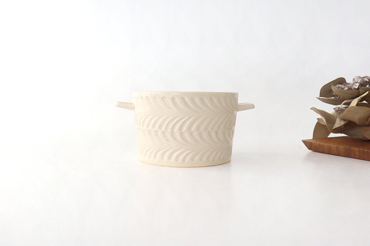 Cocotte Ivory Pottery Rosemary Hasami Ware