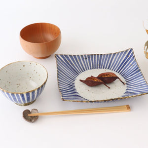 Rice bowl porcelain dyed jukusa Hasami ware