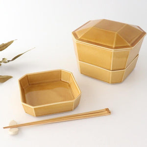 Three-tier Jyubako Bento BoX Beige | Mino Ware