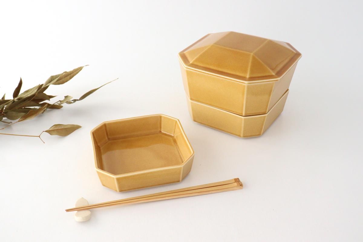 Three-tier Jyubako Bento BoX Beige | Mino Ware