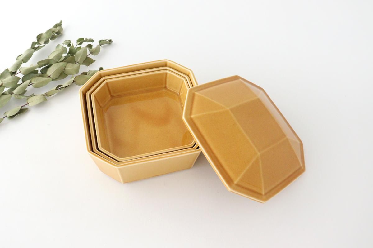 Three-tier Jyubako Bento BoX Beige | Mino Ware