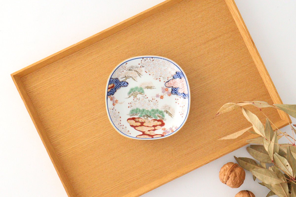 Small Plate Spring and Autumn Pattern | Arita Ware