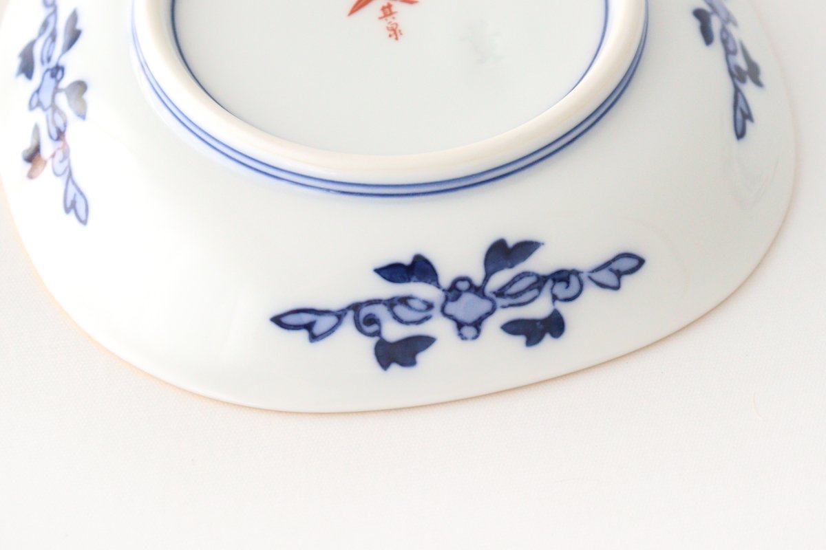 Small plate, spring and autumn pattern, porcelain, Arita ware