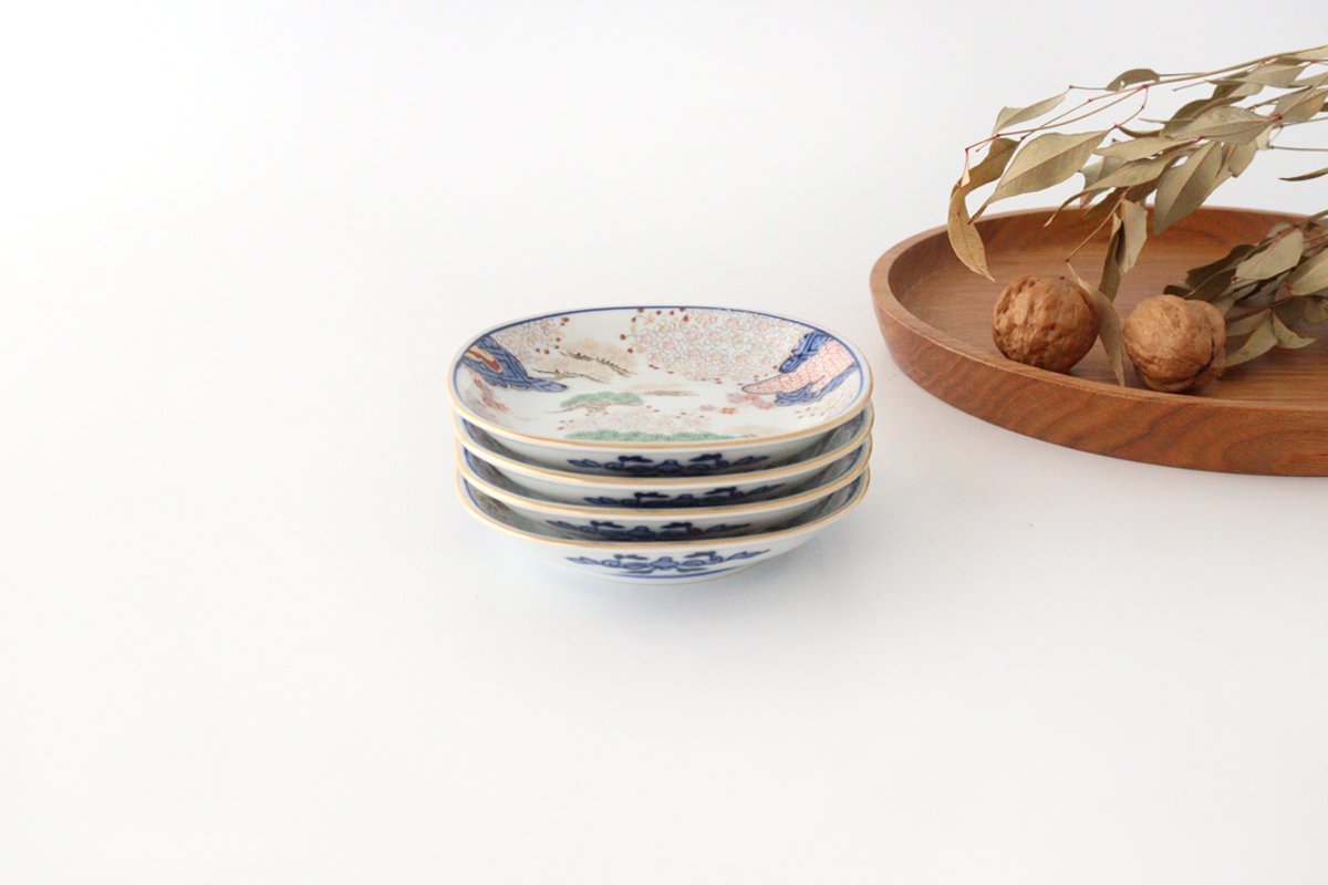 Small Plate Spring and Autumn Pattern | Arita Ware