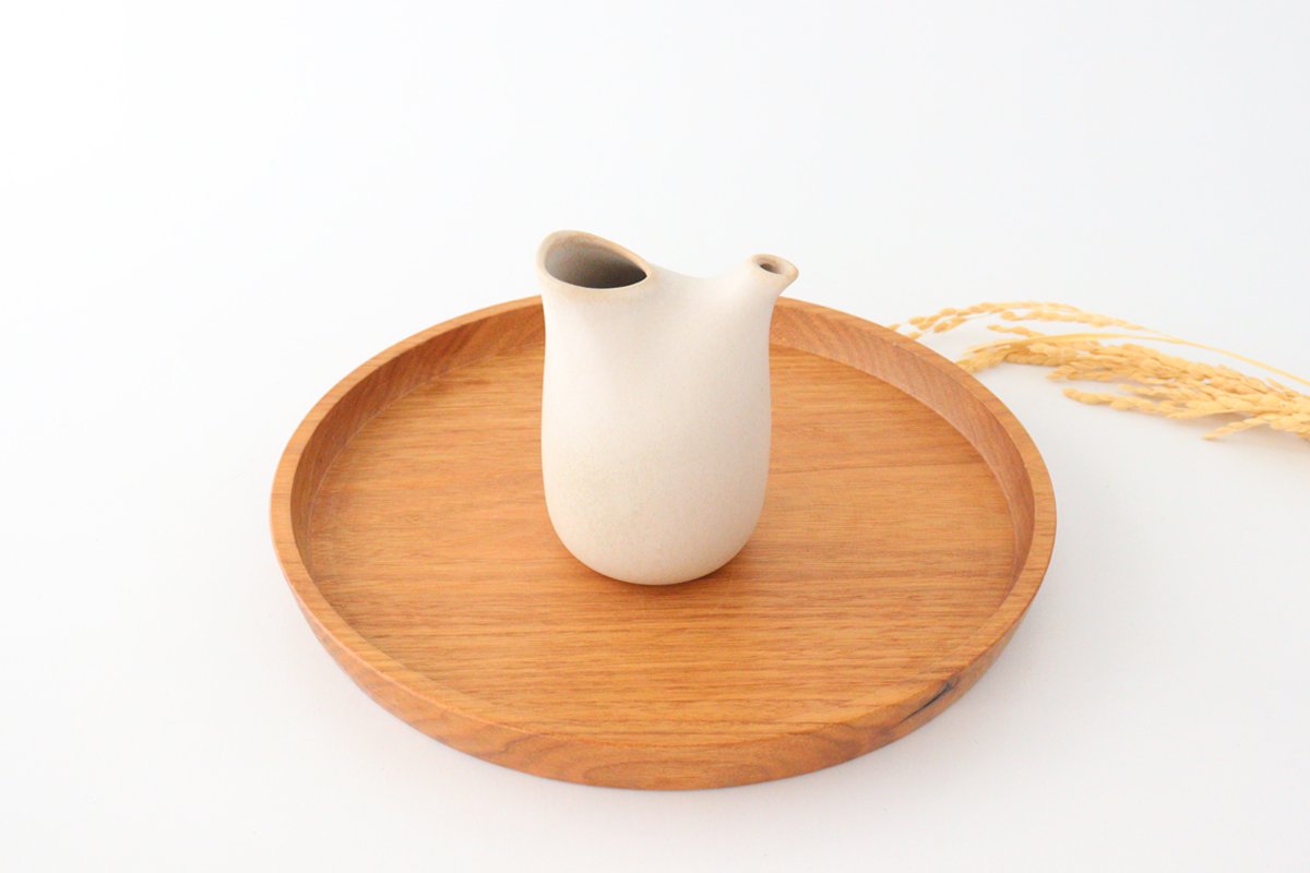 Tokkuri small rice white porcelain Mino ware