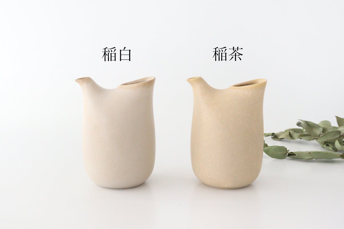 Tokkuri small rice white porcelain Mino ware