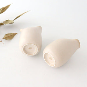 Tokkuri small rice white porcelain Mino ware