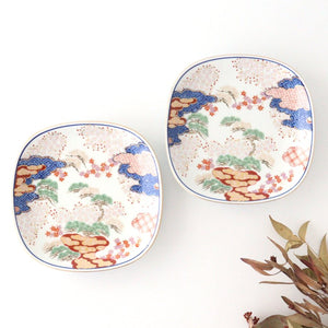 Plate Spring and Autumn Porcelain Arita Ware