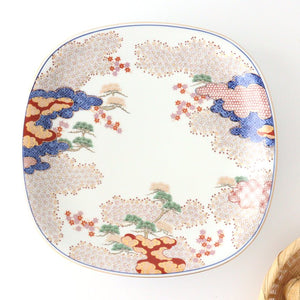 Serving plate Spring and autumn pattern Porcelain Arita ware