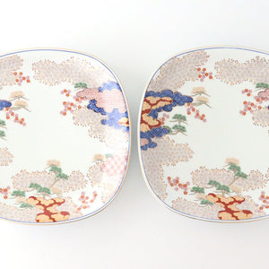 Serving plate Spring and autumn pattern Porcelain Arita ware