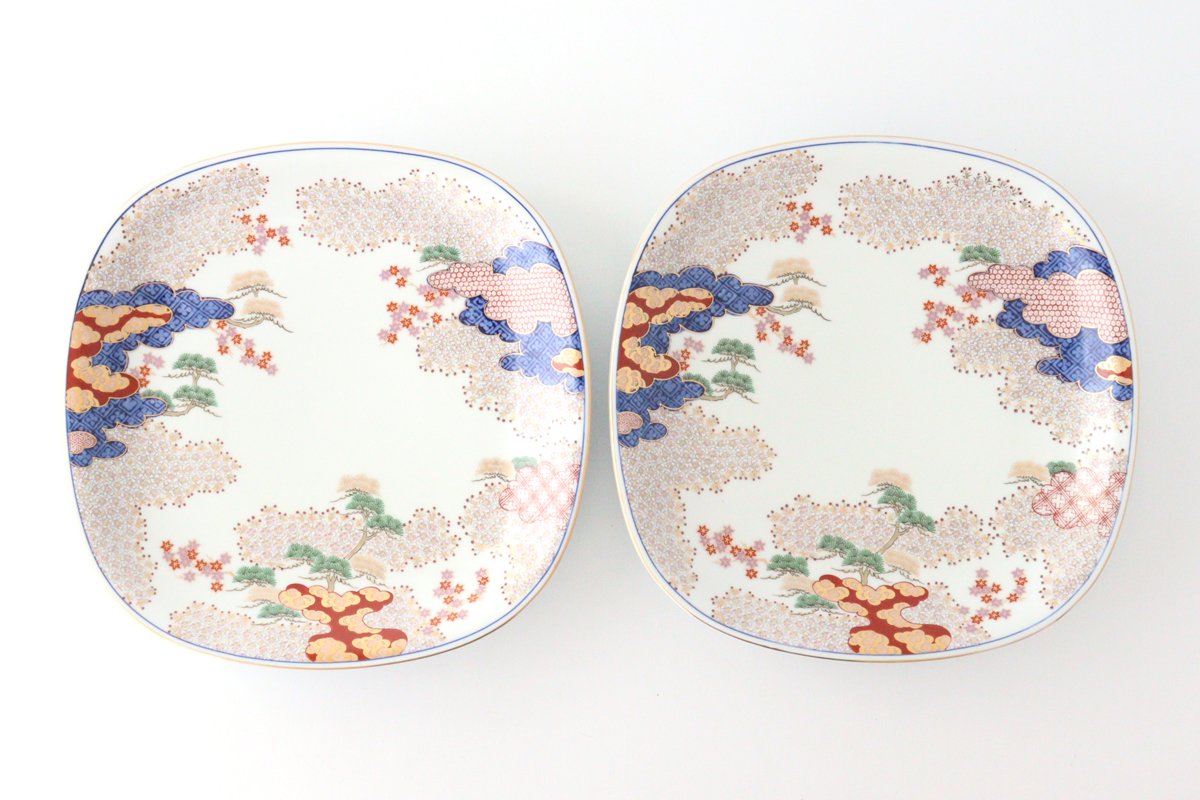 Serving plate Spring and autumn pattern Porcelain Arita ware