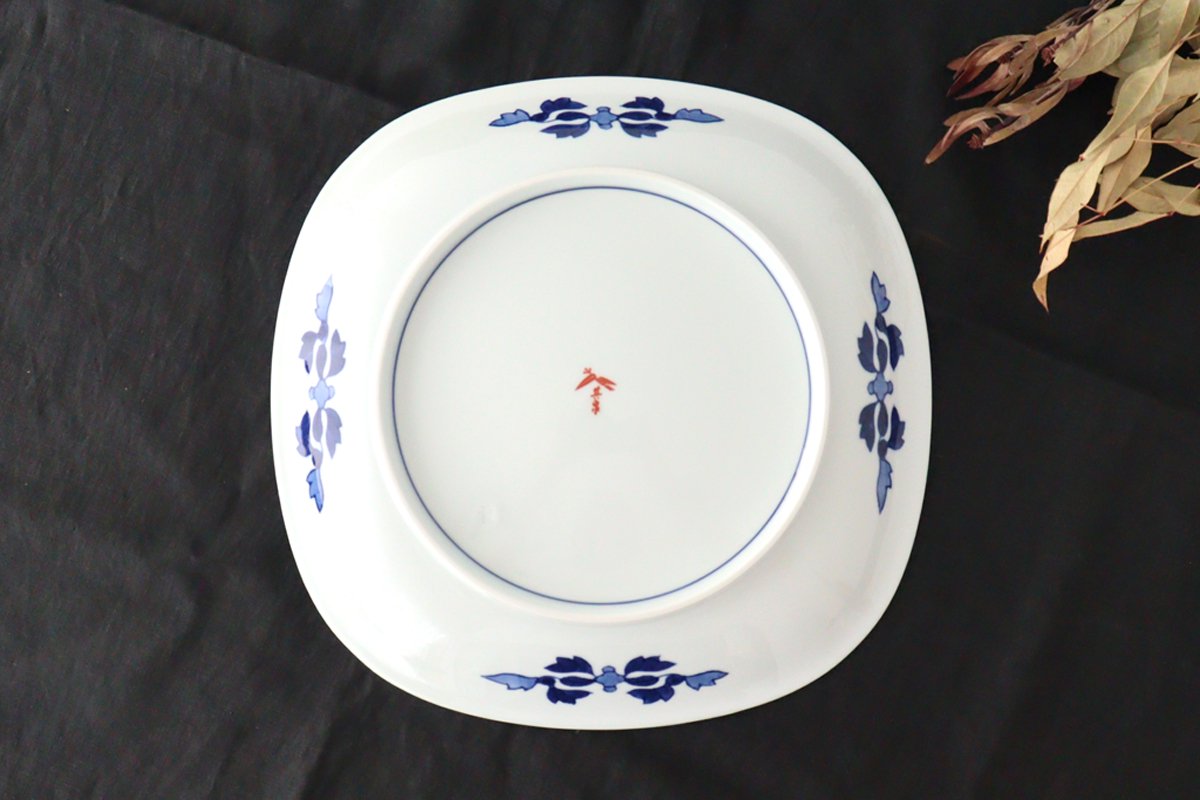 Serving plate Spring and autumn pattern Porcelain Arita ware