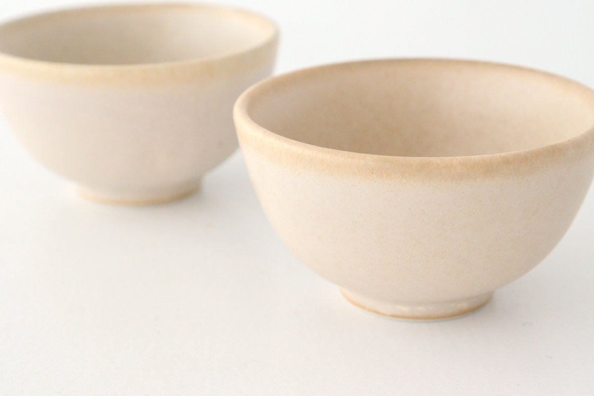 Inochi rice white porcelain Mino ware